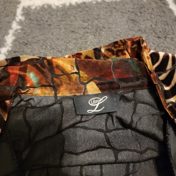 Multicolor Abstract Pattern Jacket - Picture 2 of 2